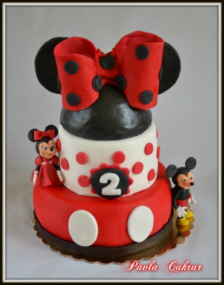 Minnie a Micky dort